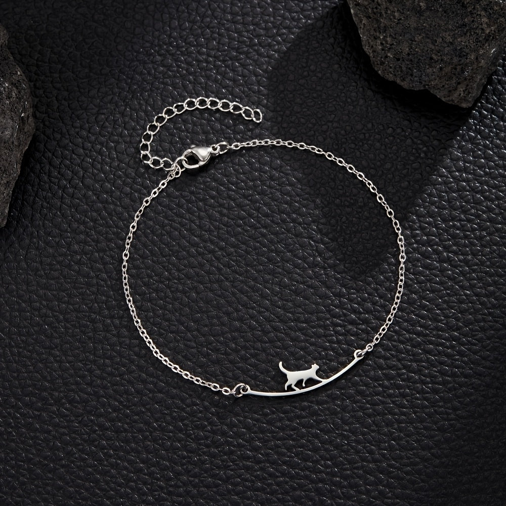 Necklace and Anklet Set - Cat