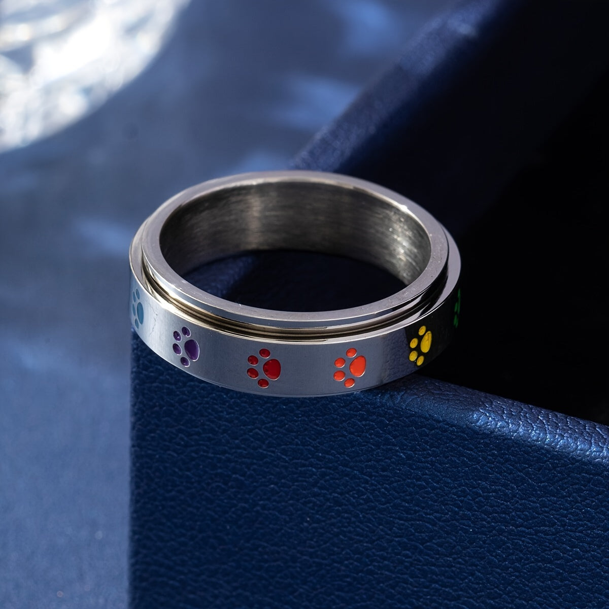 Colourful Spinner Ring