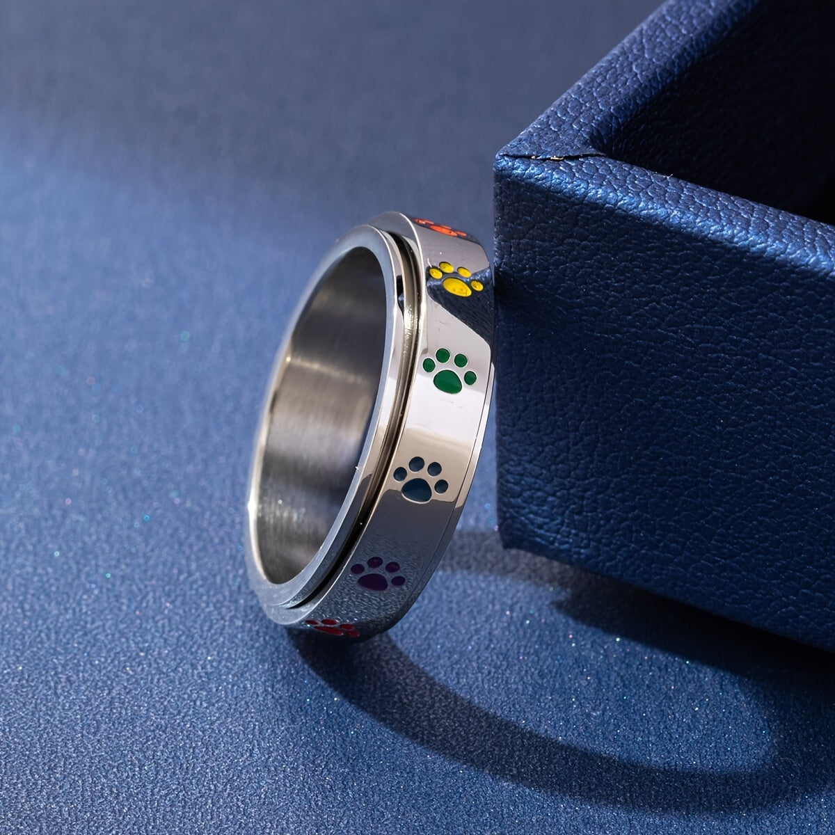 Colourful Spinner Ring
