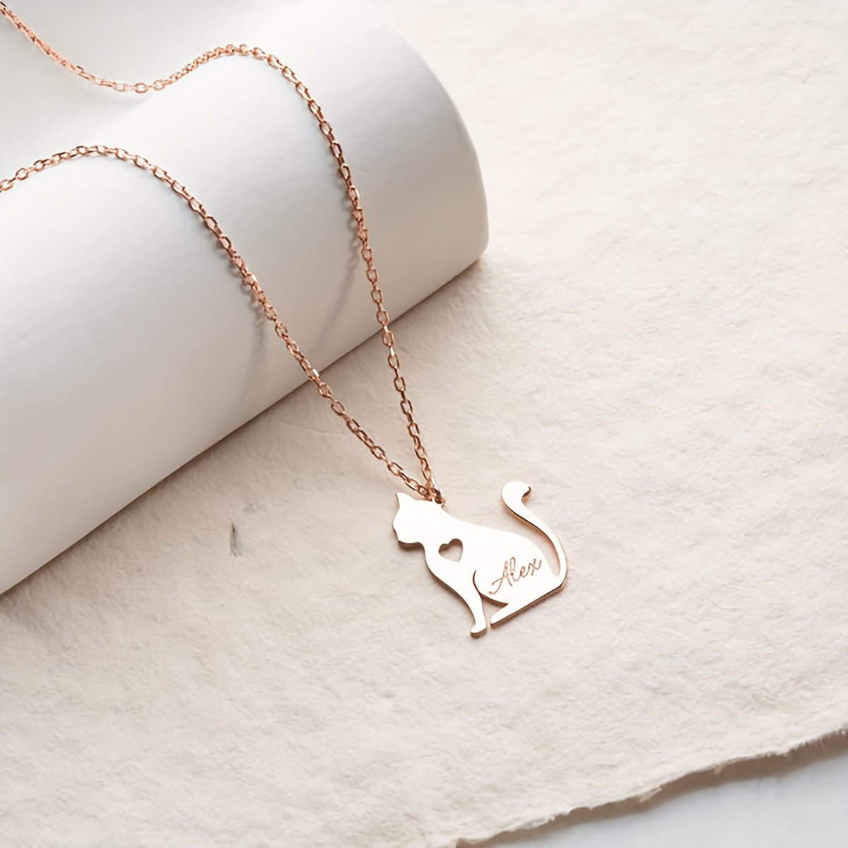 Personalised Cat Necklace