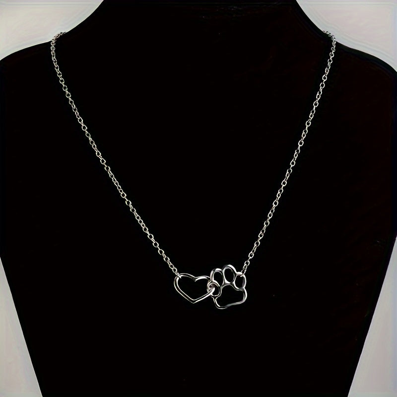 Heart & Paw Necklace