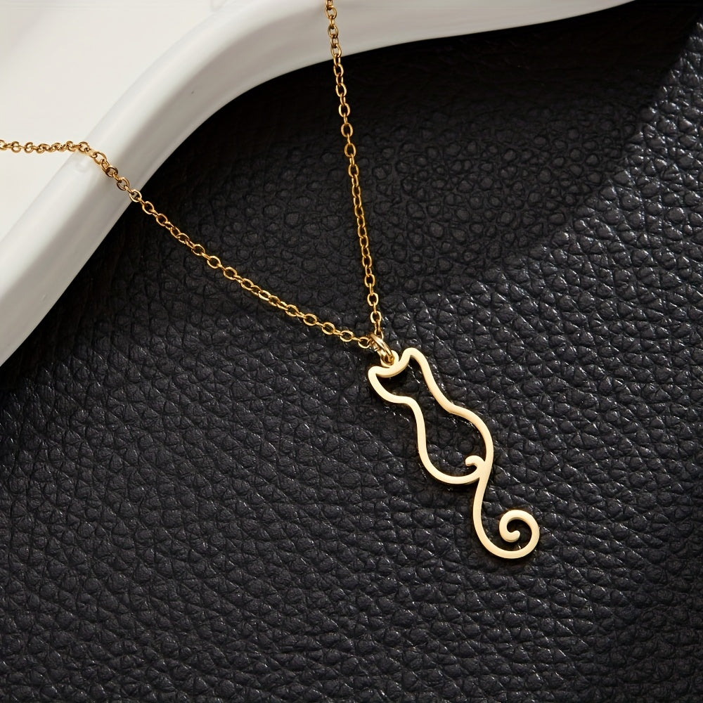 Necklace and Anklet Set - Cat