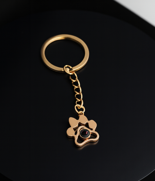 Custom Photo Projection Keyring