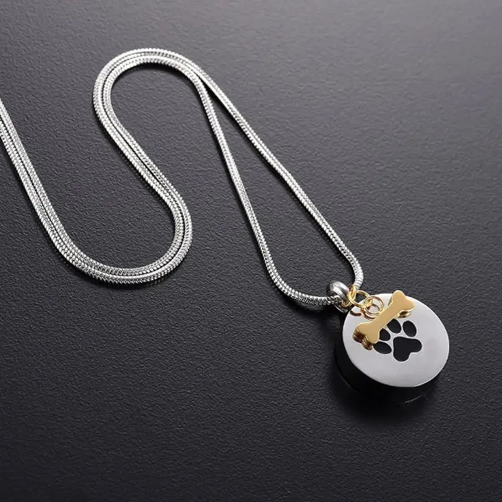 Ashes Pendant with Bone Charm