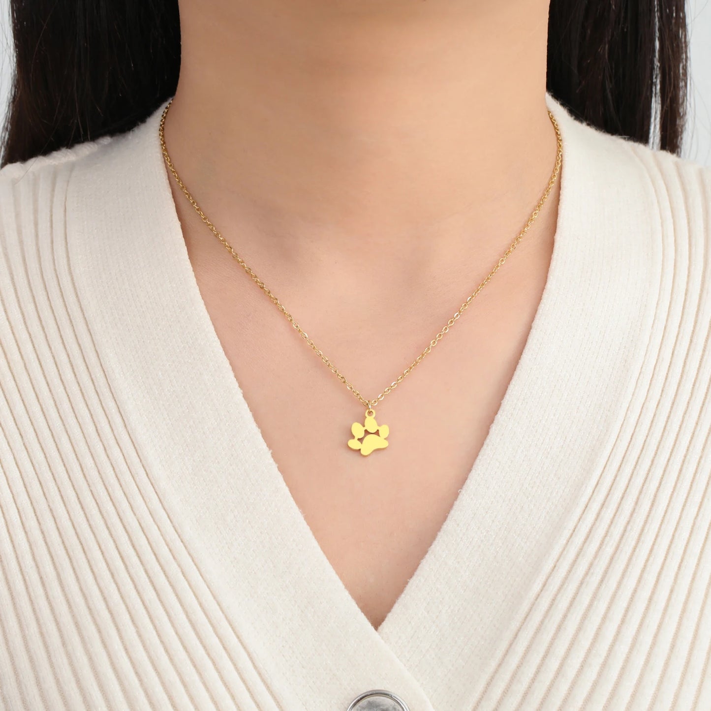 Custom Name/s Paw Necklace 1-5