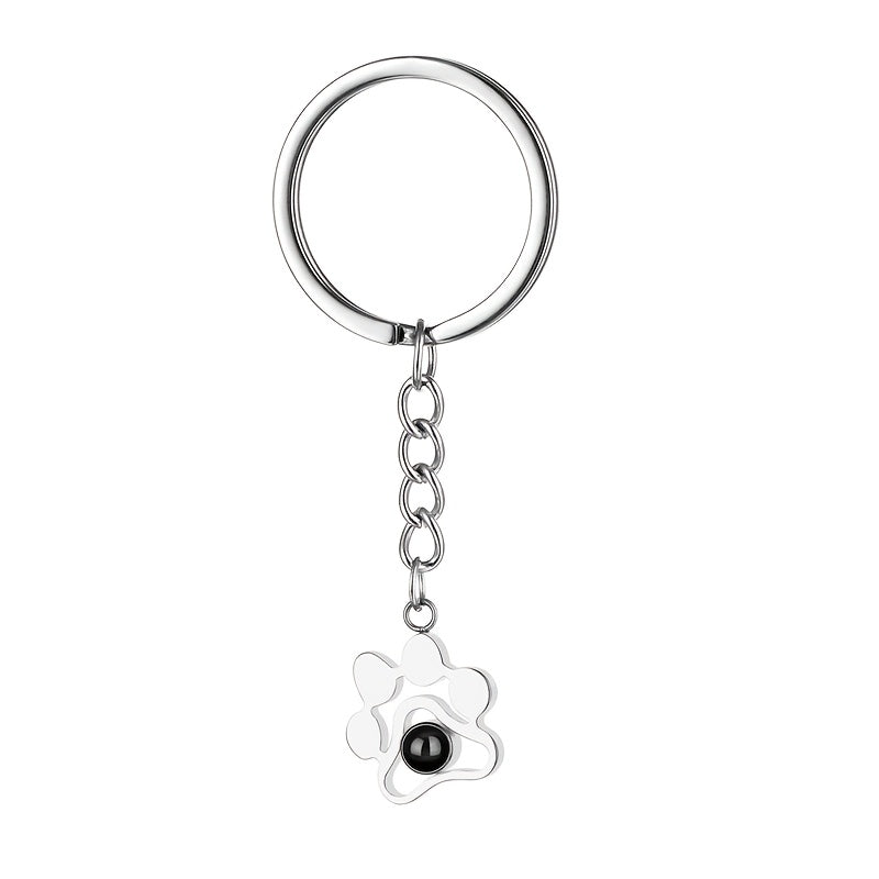 Custom Photo Projection Keyring