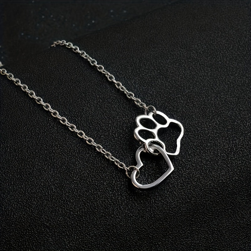 Heart & Paw Necklace