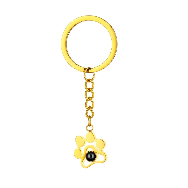 Custom Photo Projection Keyring