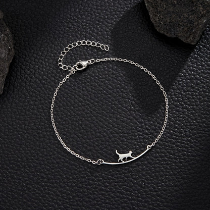Necklace and Anklet Set - Cat