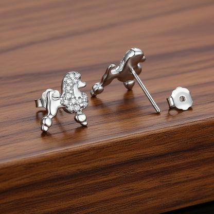 Poodle Stud Earrings