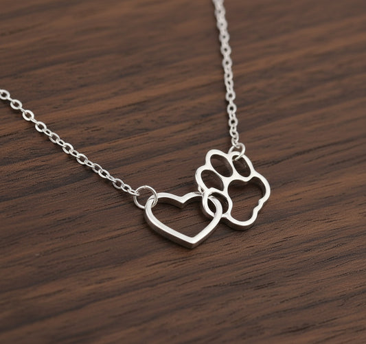 Heart & Paw Necklace