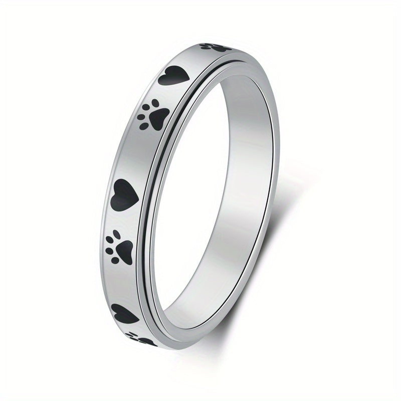 Spinner Ring Hearts & Paws