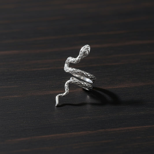 Sterling Silver Snake Cuff Earring