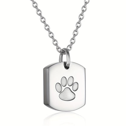 Paw Print Urn Necklace