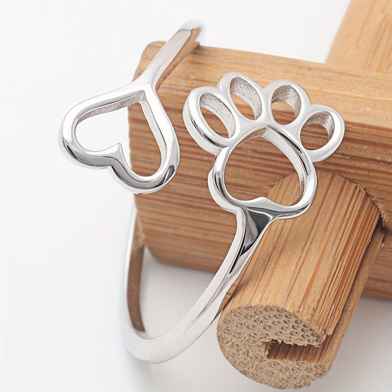 Paw & Heart Ring
