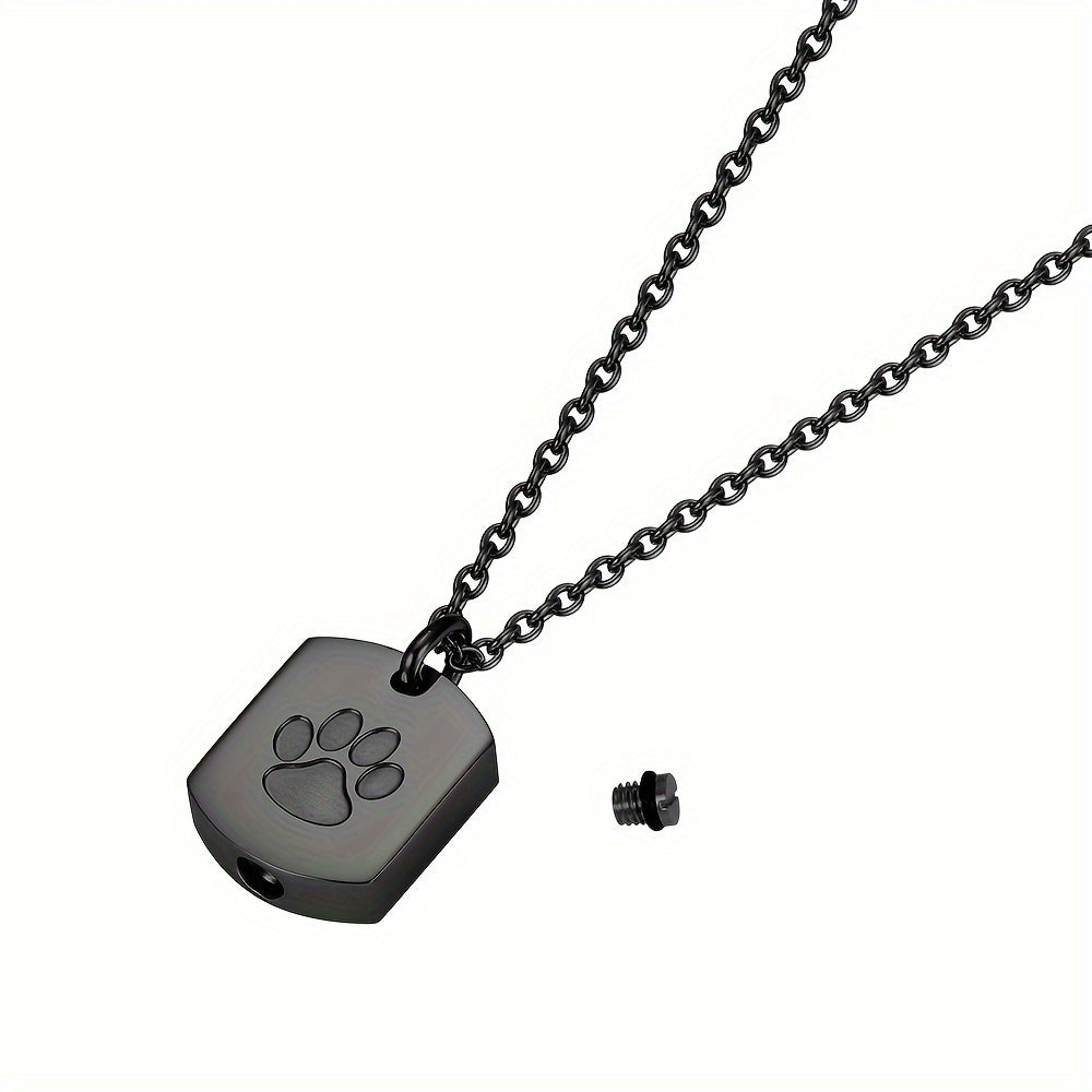 Paw Print Urn Necklace