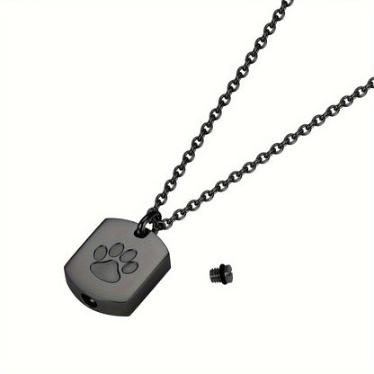 Paw Print Urn Necklace