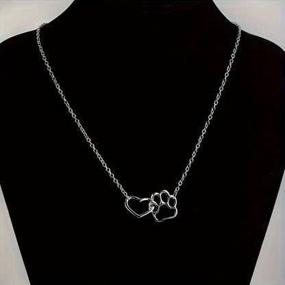 Heart & Paw Necklace