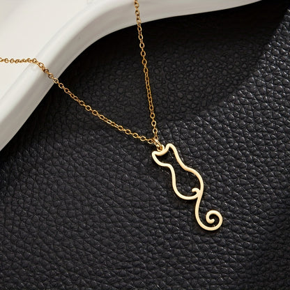 Necklace and Anklet Set - Cat