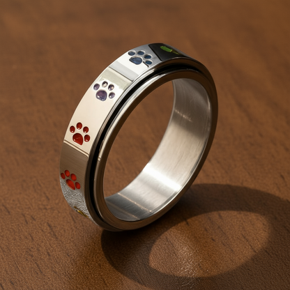 Colourful Spinner Ring