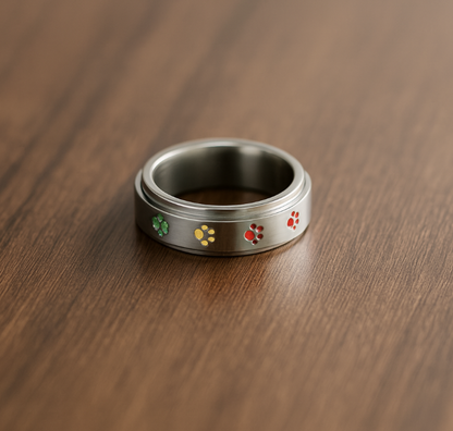 Colourful Spinner Ring