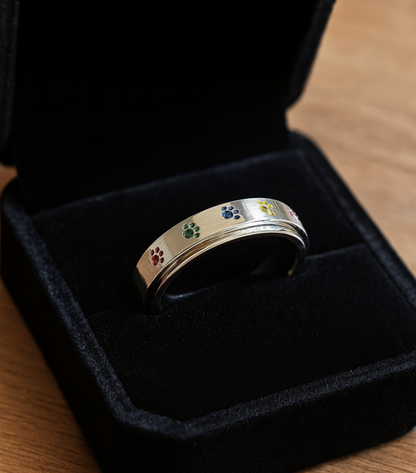 Colourful Spinner Ring