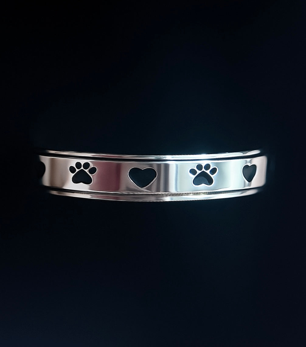 Spinner Ring Hearts & Paws