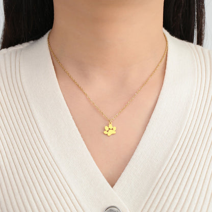 Custom Name/s Paw Necklace 1-5