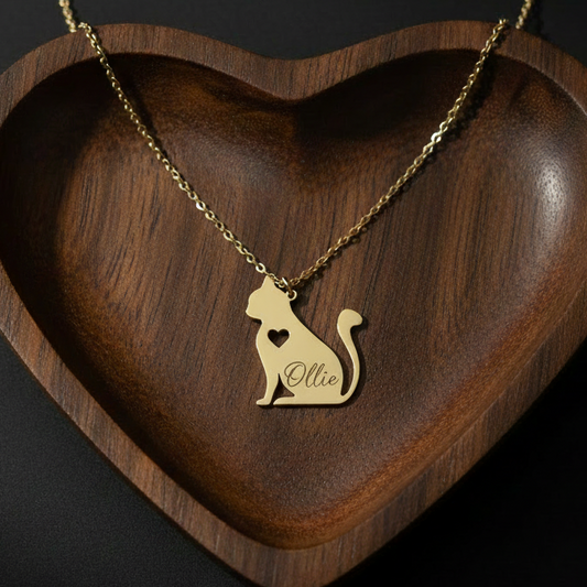 Personalised Cat Necklace