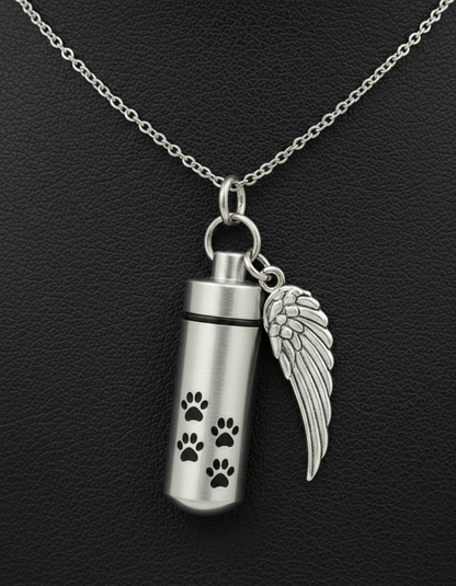Angel Wing Keepsake Necklace