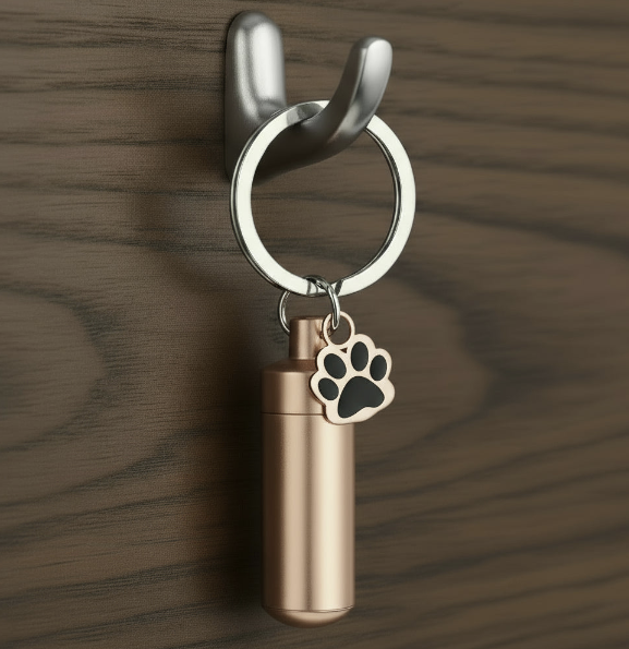 Cylinder Keepsake Keyring