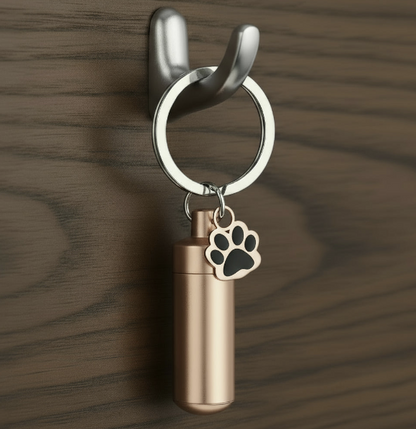 Cylinder Keepsake Keyring