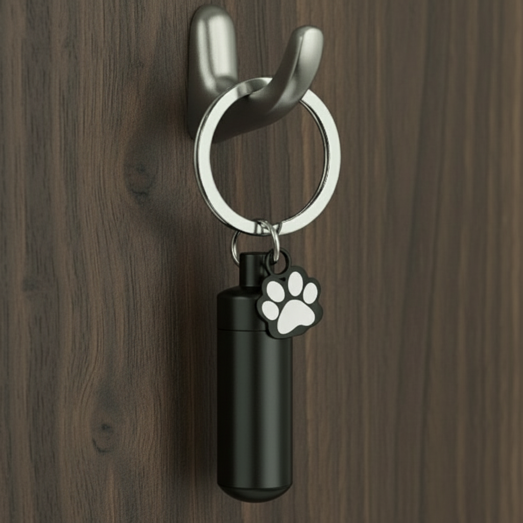 Cylinder Keepsake Keyring