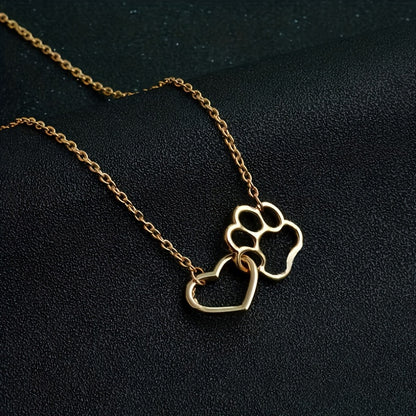 Heart & Paw Necklace