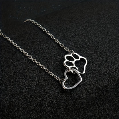 Heart & Paw Necklace