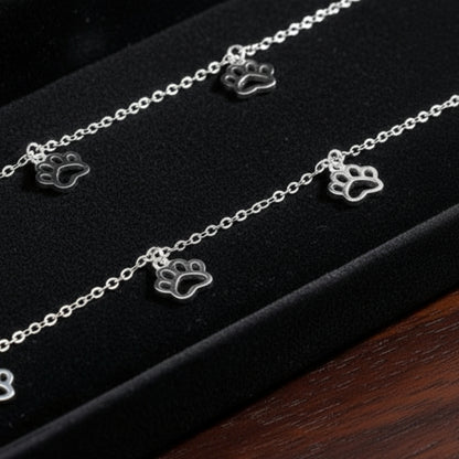 Paw Prints Anklet