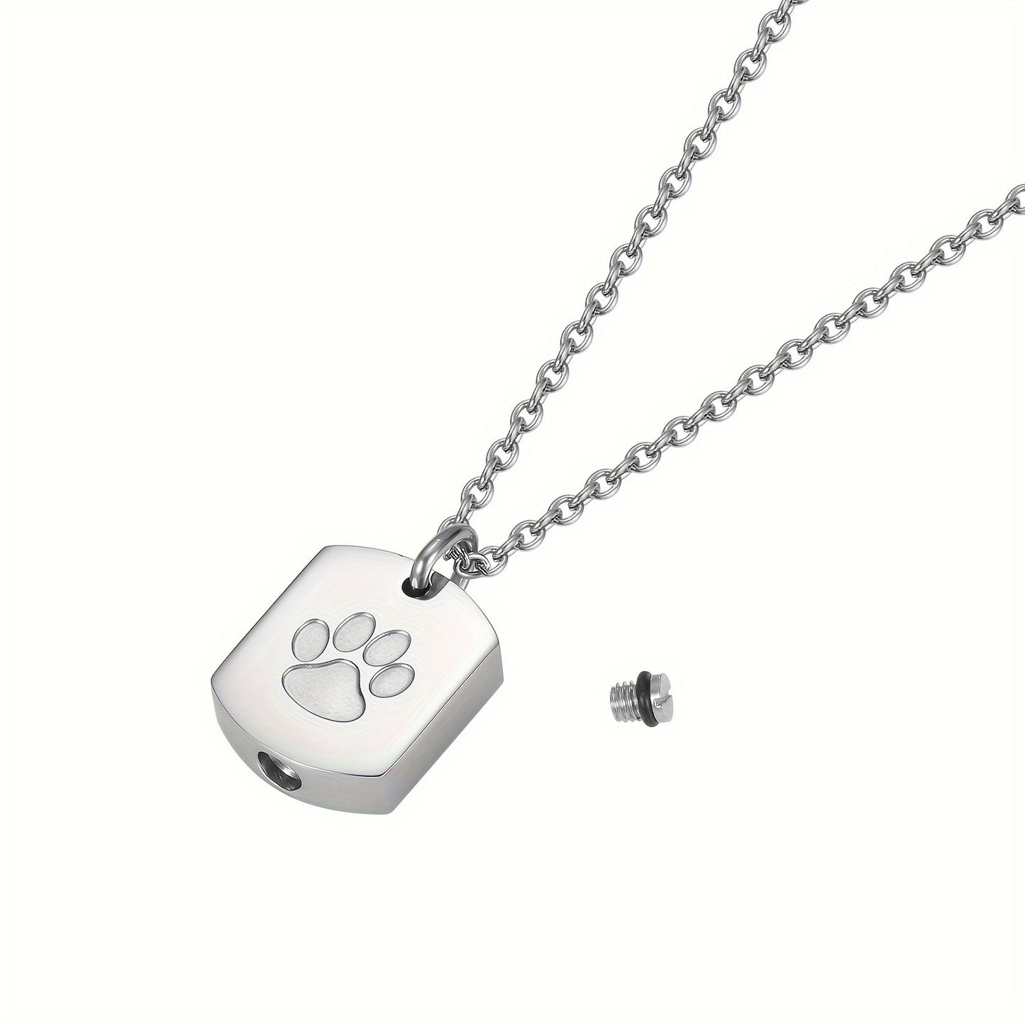 Paw Print Urn Necklace