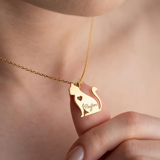 Personalised Cat Necklace