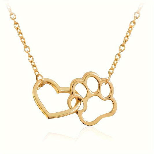Heart & Paw Necklace