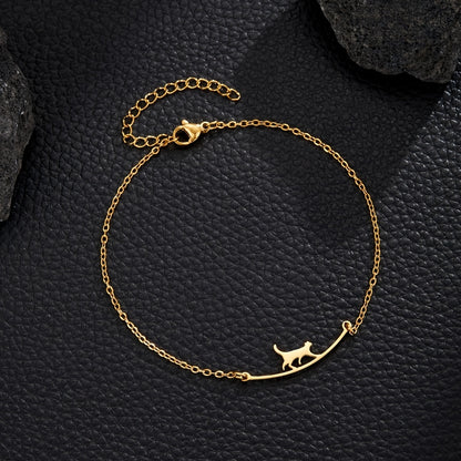 Necklace and Anklet Set - Cat