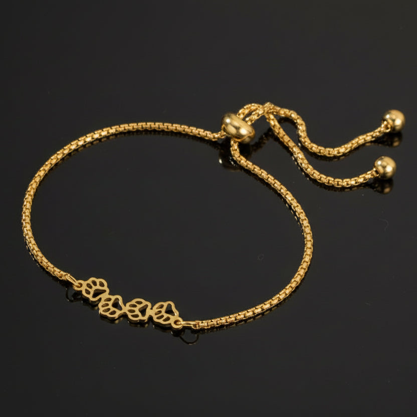 paw print bracelet