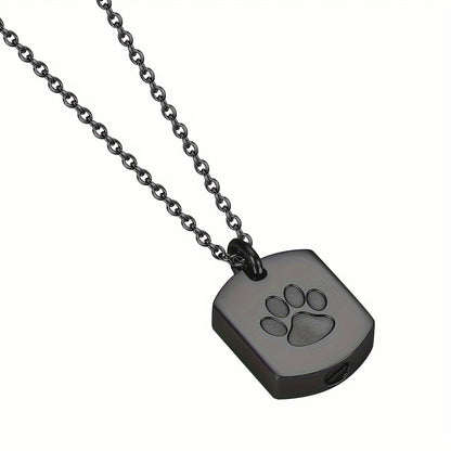 Paw Print Urn Necklace